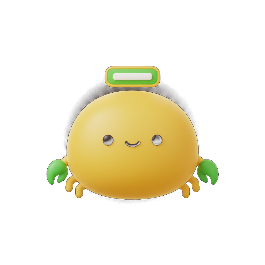 Pinchtab crab mascot